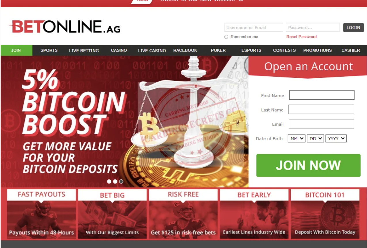 $400 BET ONLINE ACCOUNT EASY TOPUP BETTING CARDING METHOD 2025