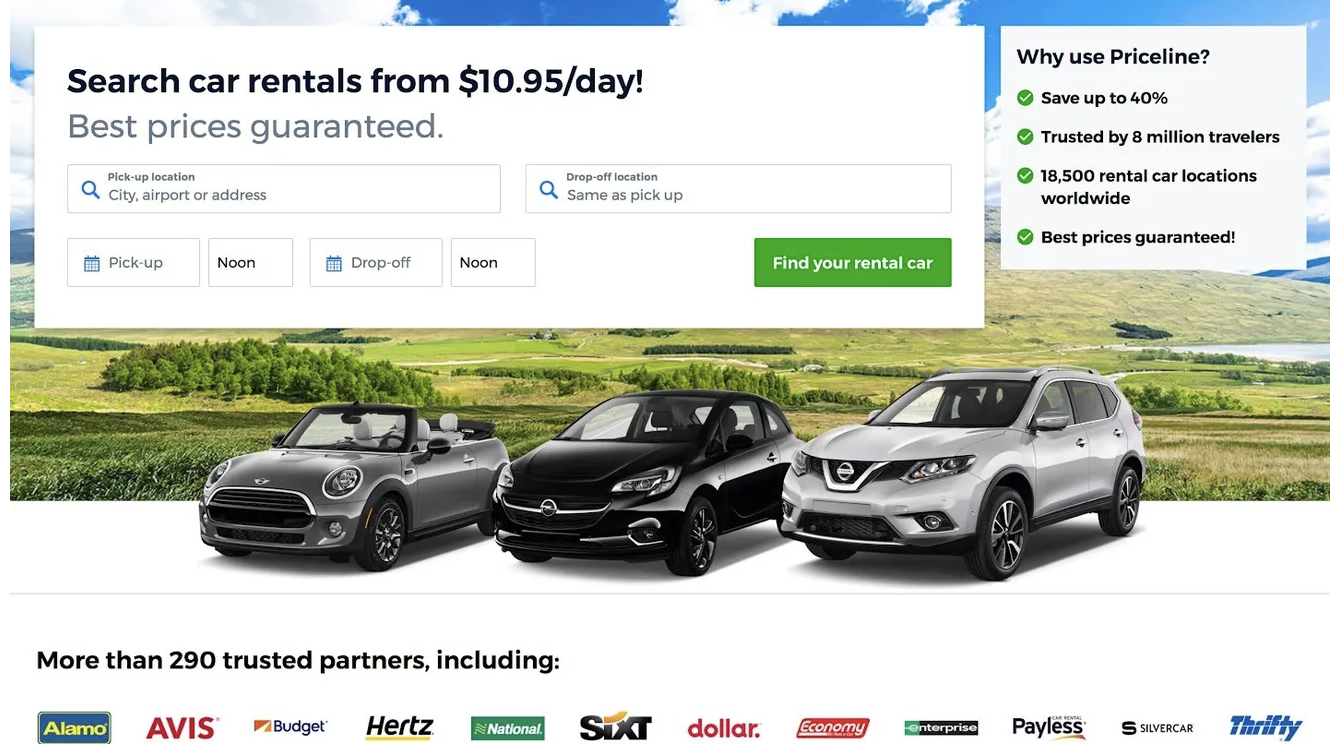 PRICELINE (RENTAL CAR METHOD)